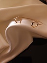 Rhinestone and Hexagon Bangle Bracelet Duo	