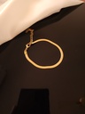 Snake Pendant, Chain, and Rhinestone Bracelet Trio	