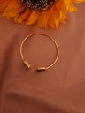 Marble Open-End Bangle Bracelet	