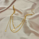Star Layered Vintage Necklace