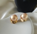 Minimalist Pink Pearl Stud Earrings