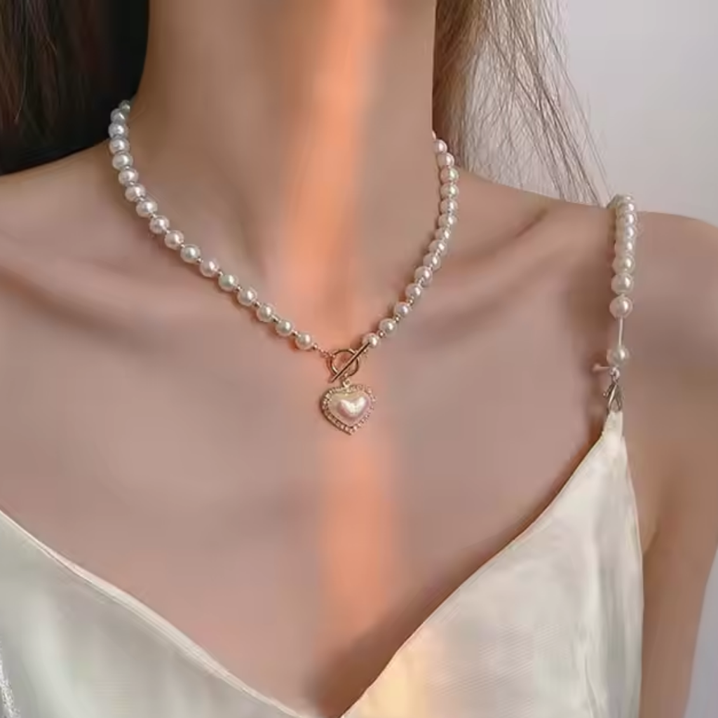 Korean Style Beaded Vintage Necklace