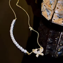 Butterfly Pendant Vintage Necklace