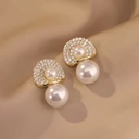 Pearl Crystal Earrings