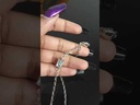 Silver Pearl Crystal Vintage Necklace