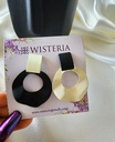 Retro Chic Asymmetrical Round Pendant Stud Earrings