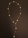 Quirky Lariat Beaded Necklace