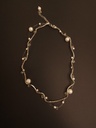 Layered Crystal and Pearl Necklace
