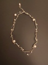 Layered Crystal and Pearl Necklace