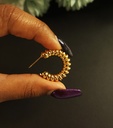 Layered Twisted Korean Gold Hoop Earring