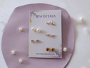Set of 5 Work Week Stud Earrings
