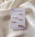 Set of 5 Work Week Stud Earrings