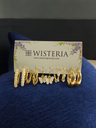 Set Of 5 Elegant Huggie and Golden Hoop Earrings