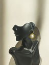 Golden Grace - Pearl Drop Earrings
