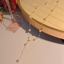 Quirky Lariat Beaded Necklace
