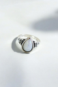 Lunar Glow Statement Ring  