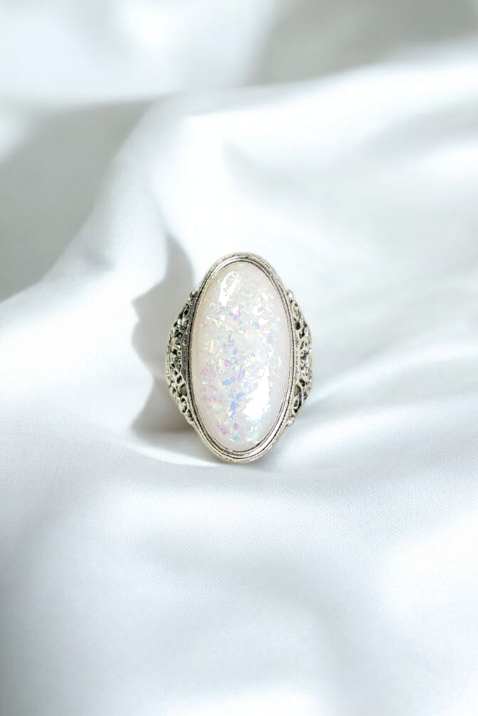 Celestial Dream Oval Opal Ring  
