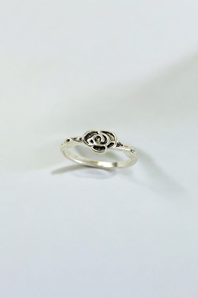 Vintage Rose Bloom Ring