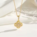 18K Gold-Plated Four Leaf Clover Necklace