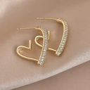 Minimalist Heart Stud Earrings