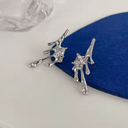 Korean Chic Irregular Geometric Stud Earrings