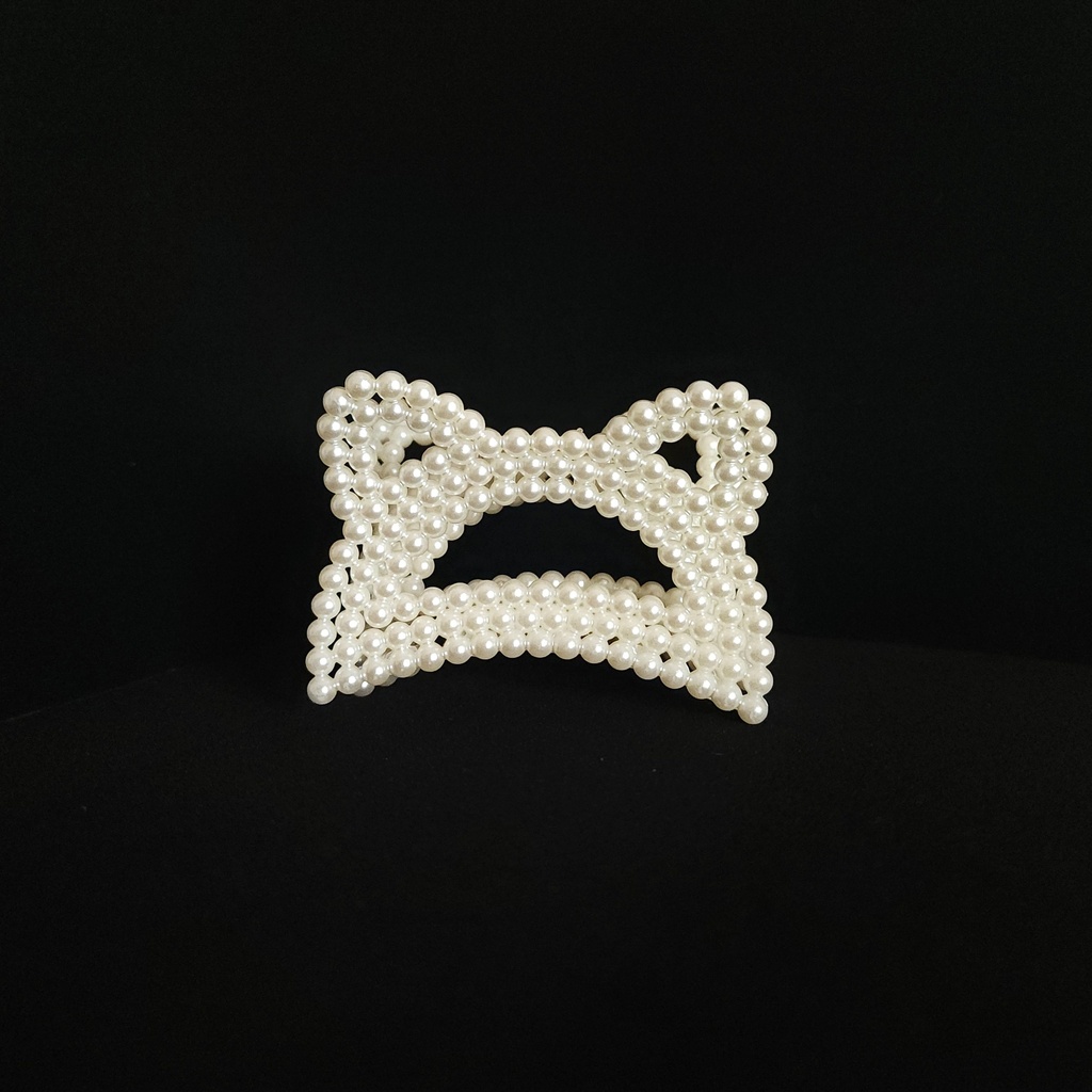 Premium Retro Cat Ear Korean Claw Clip