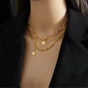 Star Layered Vintage Necklace
