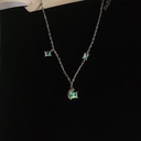 Silver Crystal Vintage Necklace