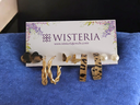 Set Of 5 Classic Studs & Hoop Earrings