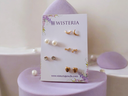 Set of 5 Work Week Stud Earrings