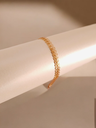 Verdant Elegance Bracelet with Leaf Motif