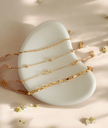 Sleek Layered Chain Bracelet Set (Four-Piece)