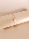Serendipity Chain Bracelet with Clover and Circle Charms