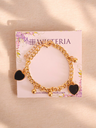 Eclipse Charm Bracelet with Midnight Heart Pendant