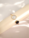 Timeless Marble Open-End Bangle Bracelet