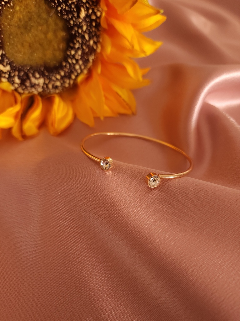 Eternal Sparkle Rhinestone Open-End Bangle