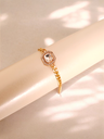 Radiant Luxe: Rhinestone Pendant Bracelet 