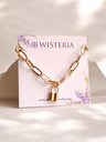 Timeless Lock Bracelet with Key Charm