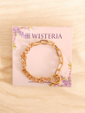 Whispered Links: Sleek Chain Connecting Bracelet 