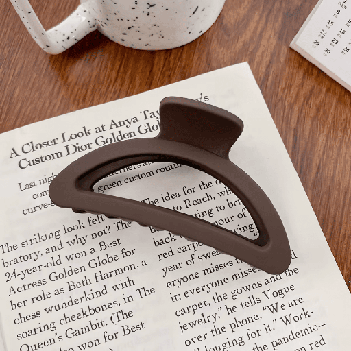 Premium Korean Half Circle Claw Clips