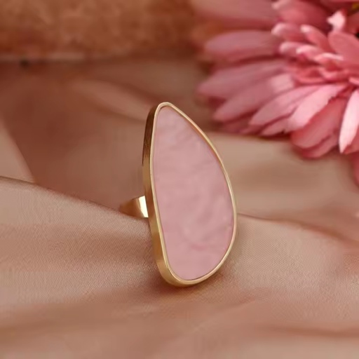 [RS-451-332-Gol-A] Rosé Drop Ring  