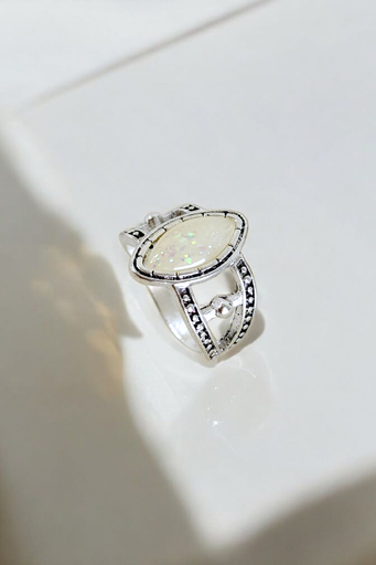[RG-564-445-Slv-8] Main Character Energy Ring 