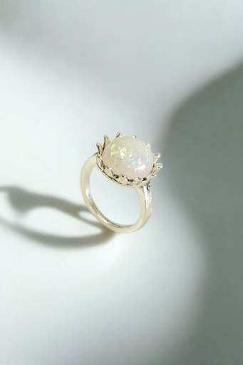 Celestial Glow Opal Ring  