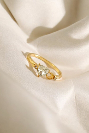 [RG-606-487-Gol-8] Heartsong Ring 